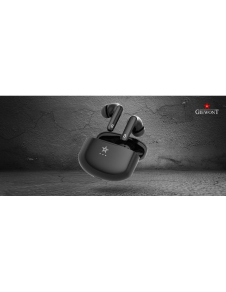 Słuchawki bezprzewodowe giewont realsound pro anc enc gws800-1 czarne