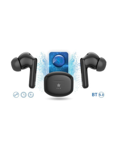 Słuchawki bezprzewodowe giewont realsound pro anc enc gws800-1 czarne