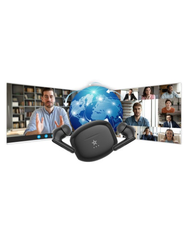 Słuchawki bezprzewodowe giewont realsound pro anc enc gws800-1 czarne