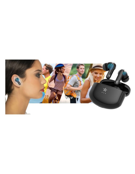 Słuchawki bezprzewodowe giewont realsound pro anc enc gws800-1 czarne