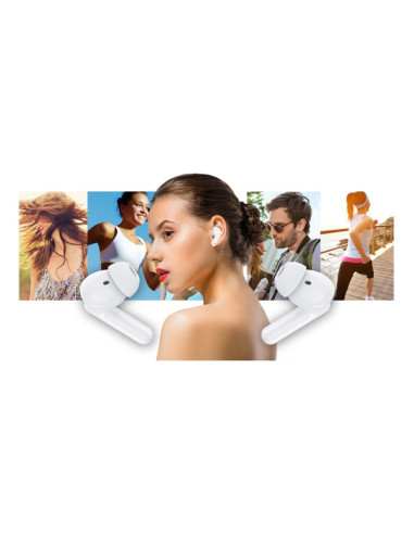 Słuchawki bezprzewodowe giewont realsound pro anc enc gws800-2 białe