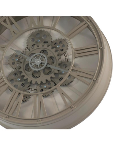 Zegar ścienny obrotowy mechanizm 38cm cappuccino
