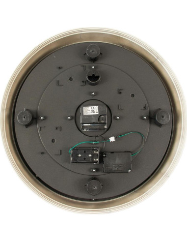 Zegar ścienny obrotowy mechanizm 38cm cappuccino