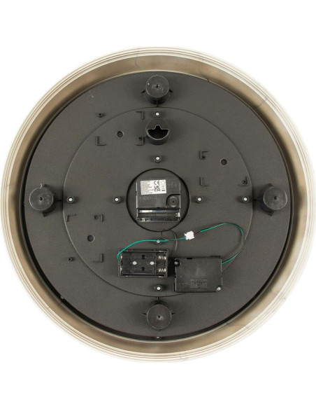 Zegar ścienny obrotowy mechanizm 38cm cappuccino