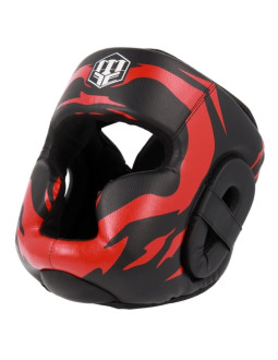 Kask bokserski masters kss-fight-gear czarno-czerwony