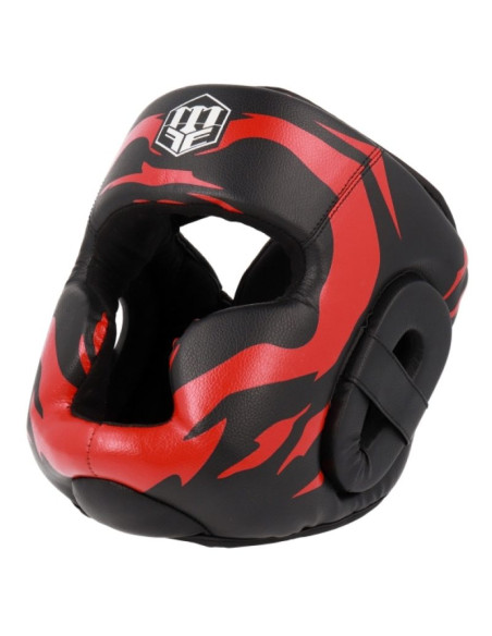 Kask bokserski masters kss-fight-gear czarno-czerwony