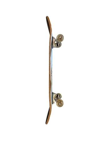 Deskorolka drewniana kid black & white best sporting