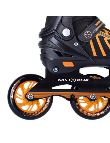 Łyżworolki nils extreme na18812 a pomarańczowe rozm. s (29-33)