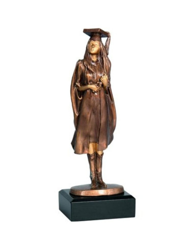 Figurka odlewana - absolwentka - nauka  rfst2055/br