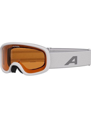 Gogle narciarskie juniorskie alpina piney 2.0 white matt