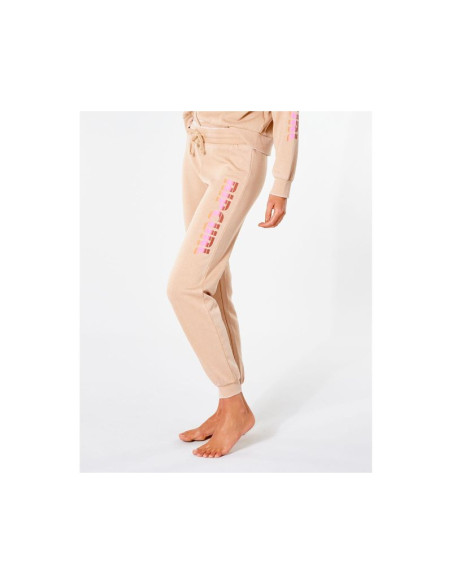 Spodnie rip curl wave shapers trackpant - beżowy