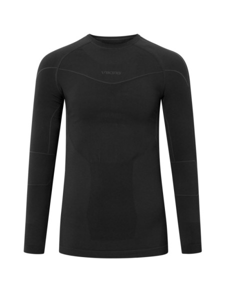 Bielizna męska viking gary longsleeve bamboo roz. m czarna