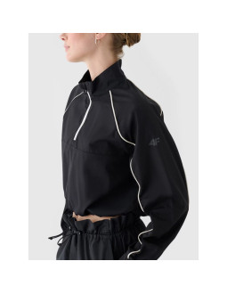 Kurtka przejściowa cropped ze stójką damska 4f 4frss24ttjaf0886-20s 2