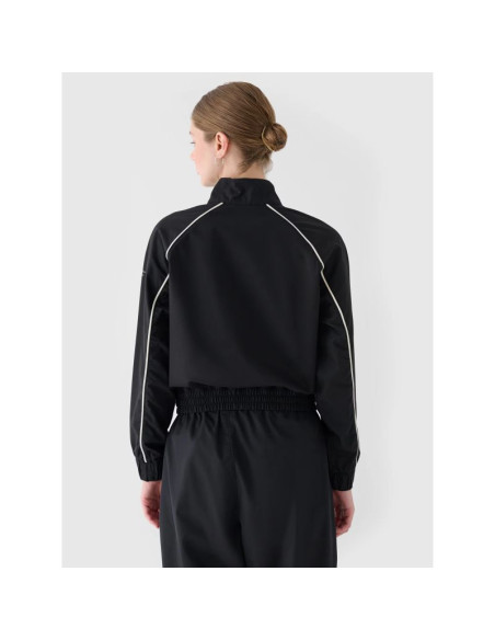 Kurtka przejściowa cropped ze stójką damska 4f 4frss24ttjaf0886-20s