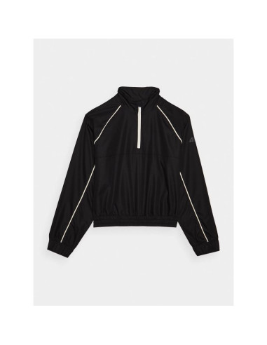 Kurtka przejściowa cropped ze stójką damska 4f 4frss24ttjaf0886-20s