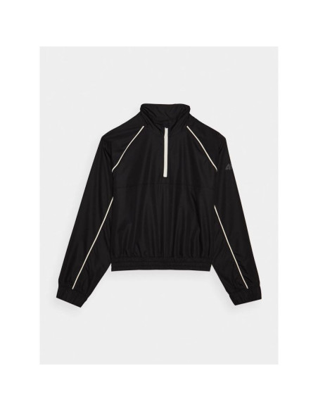 Kurtka przejściowa cropped ze stójką damska 4f 4frss24ttjaf0886-20s