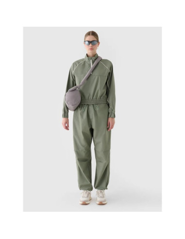 Kurtka przejściowa cropped ze stójką damska 4f 4frss24ttjaf0886-44s