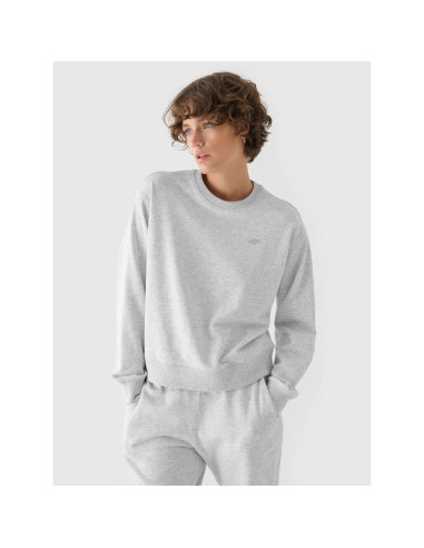 Bluza dresowa nierozpinana bez kaptura damska 4f 4fwmm00tswsf1765-27m