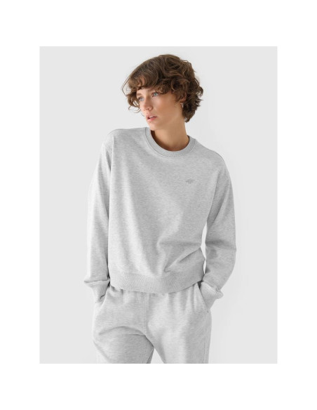 Bluza dresowa nierozpinana bez kaptura damska 4f 4fwmm00tswsf1765-27m