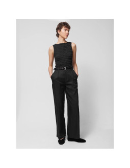 Spodnie tkaninowe z lyocellu damskie outhorn othwss24ttrof725-20s