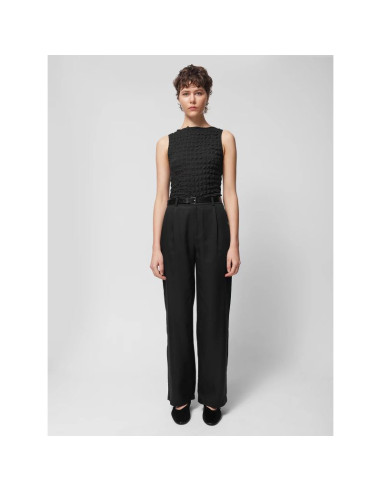 Spodnie tkaninowe z lyocellu damskie outhorn othwss24ttrof725-20s