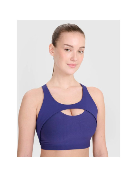 Biustonosz treningowy ze średnim wsparciem damski 4f 4fwss25usbaf150-30s