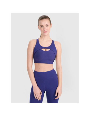 Biustonosz treningowy ze średnim wsparciem damski 4f 4fwss25usbaf150-30s