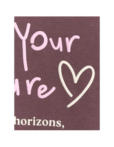 Bluza dresowa oversize nierozpinana z kapturem dziewczęca 4f 4fjraw25tswsf2429-51s