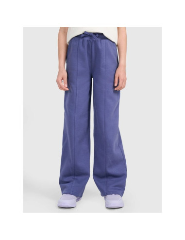 Spodnie dresowe z szerokimi nogawkami dziewczęce 4f 4fjraw25ttrof1598-33s