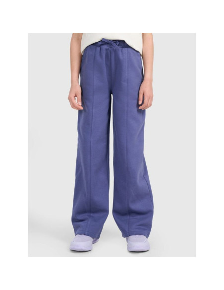 Spodnie dresowe z szerokimi nogawkami dziewczęce 4f 4fjraw25ttrof1598-33s