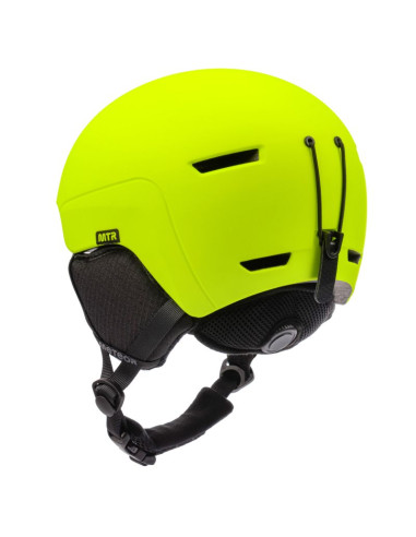 Kask narciarski meteor avalo s 53-55 cm neonowy żółty