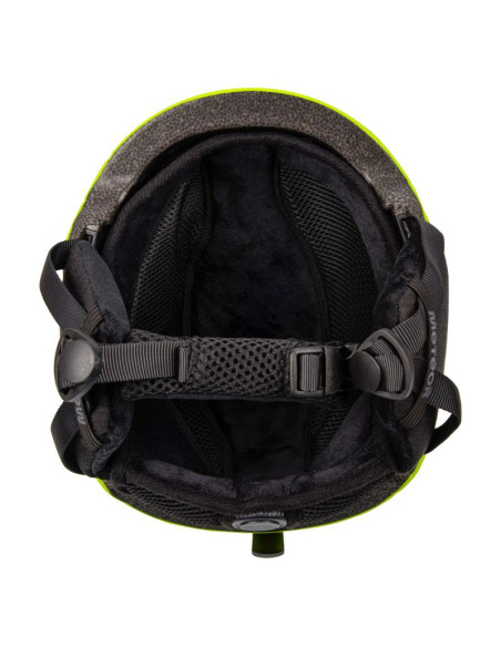 Kask narciarski meteor avalo s 53-55 cm neonowy żółty