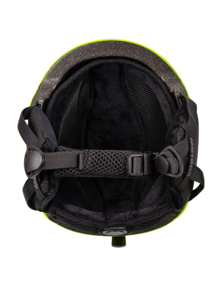 Kask narciarski meteor avalo s 53-55 cm neonowy żółty