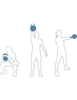 Hantla kompozytowa kettlebell 10 kg odważnik umbro 2