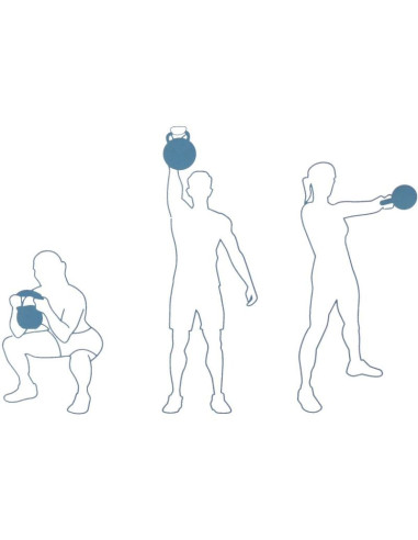 Hantla kompozytowa kettlebell 10 kg odważnik umbro