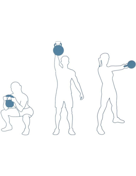 Hantla kompozytowa kettlebell 10 kg odważnik umbro