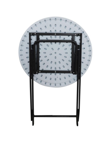 Stół składany balkonowo cateringowy biały 60x72cm