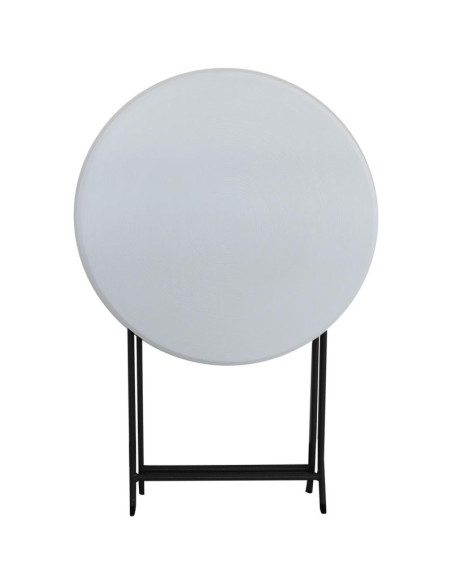 Stół składany balkonowo cateringowy biały 60x72cm