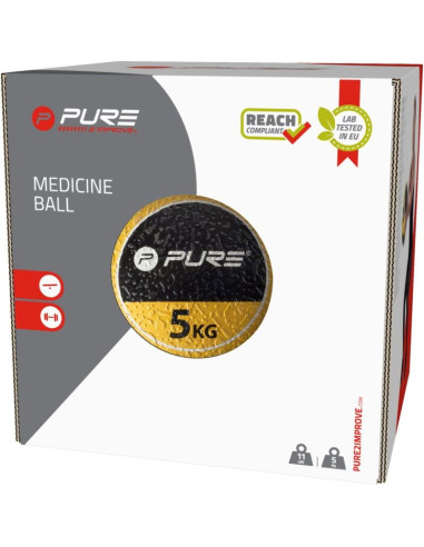 Medicine ball piłka lekarska 5kg pure 2 improve