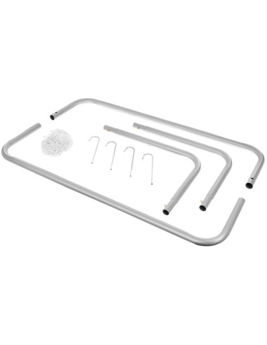 Zestaw 2 bramek do piłki nożnej z siatką 78x56x45cm