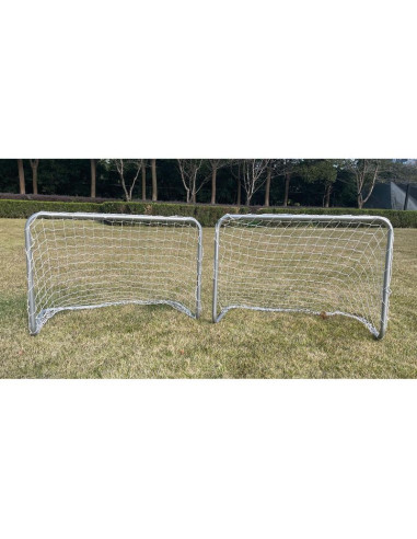Zestaw 2 bramek do piłki nożnej z siatką 78x56x45cm