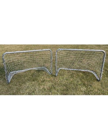 Zestaw 2 bramek do piłki nożnej z siatką 78x56x45cm