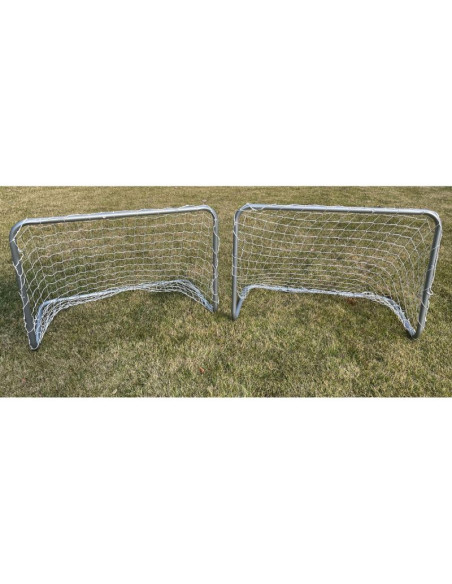 Zestaw 2 bramek do piłki nożnej z siatką 78x56x45cm