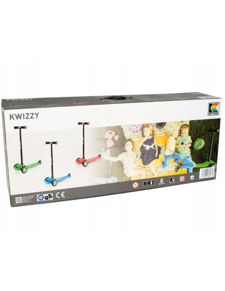 Hulajnoga 3 kołowa balansowa kettler kwizzy zielona