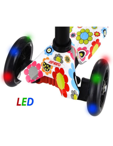 Hulajnoga 3-kołowa balansowa enero maxi flowers