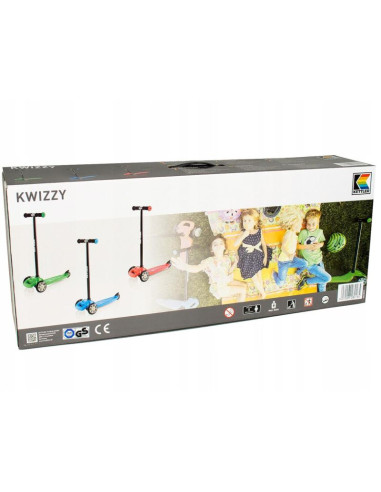 Hulajnoga 3 kołowa balansowa kettler kwizzy czerwona