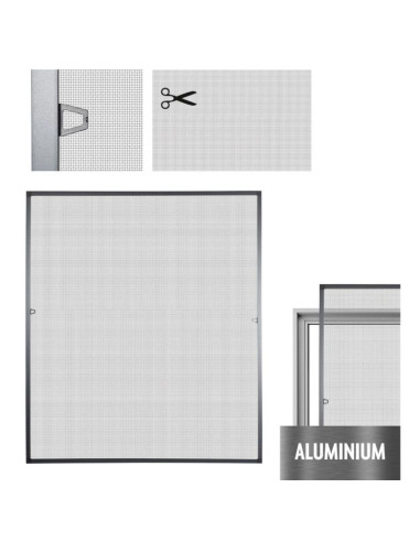 Moskitiera okno alu 150x130cm garden life