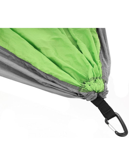 Hamak turystyczny 2 osobowy 300x140cm z odpinaną moskitierą cool