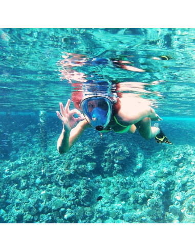 Maska do nurkowania snorkelingu junior best sporting