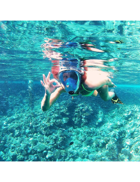 Maska do nurkowania snorkelingu junior best sporting